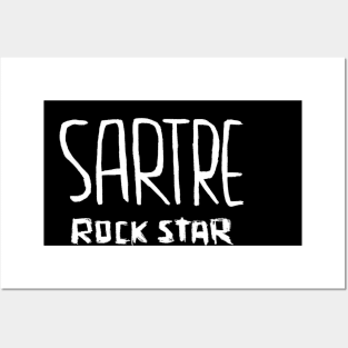 Philosophy, French Writer, Rock Star, Sartre Posters and Art